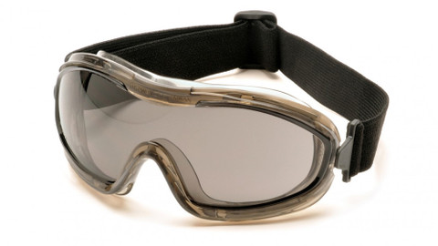 Pyramex Capstone ~ Low Profile Goggles ~ Smoke Lens