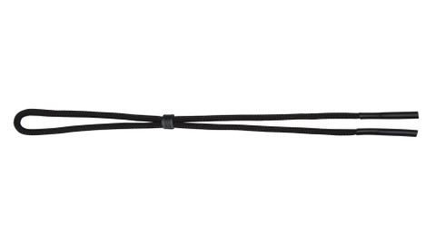 Adjustable neck cord with rubber tips ~ (BLACK)
