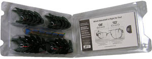 Universal Smoke Sideshields ~ (10 Pairs B53 And 10 Pairs B27)