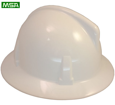 MSA Topgard  ~ White ~ Right Side View