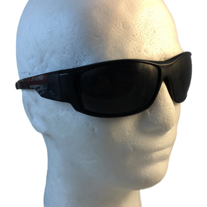 Edge Caraz Patriot Safety Glasses, Black Frame Smoke Lens (HZ116-P1) 