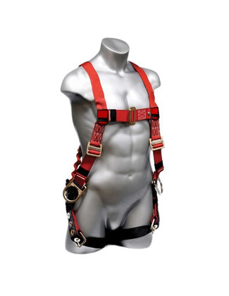 Freedom Flex Harness ~ 3 D Ring, Tongue Buckles - Front View