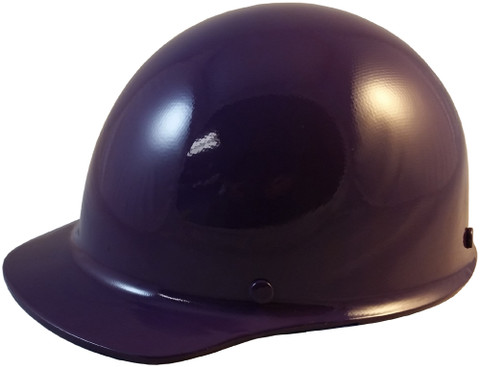 MSA Skullgard Cap Style Hard Hat with Ratchet Suspension - Purple - Oblique View