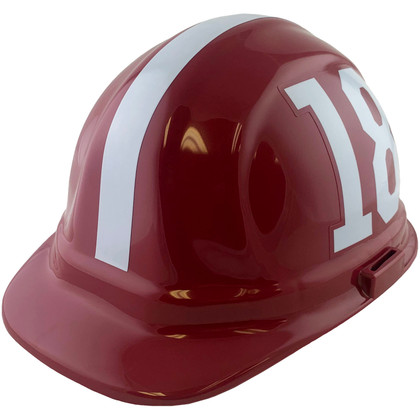 Alabama Crimson Tides Hard Hat - Oblique View