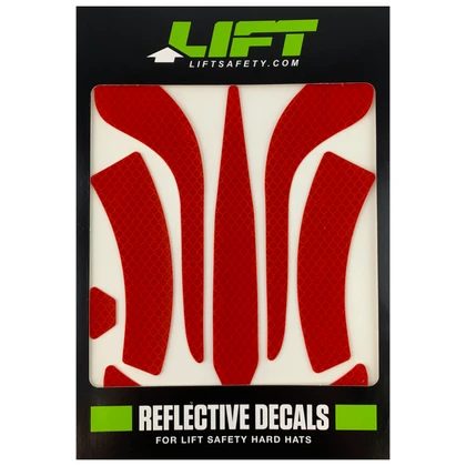 DAX Red Reflective Decal Kit No Flash