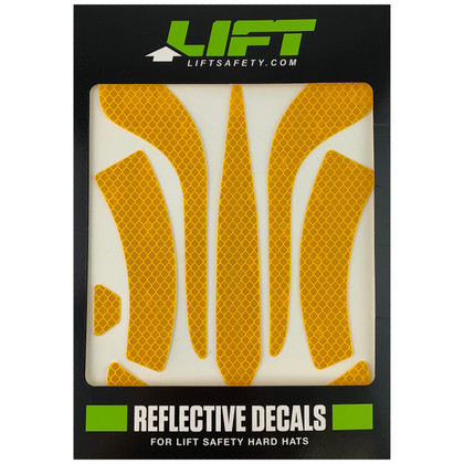 DAX Yellow Reflective Decal Kit No Flash
