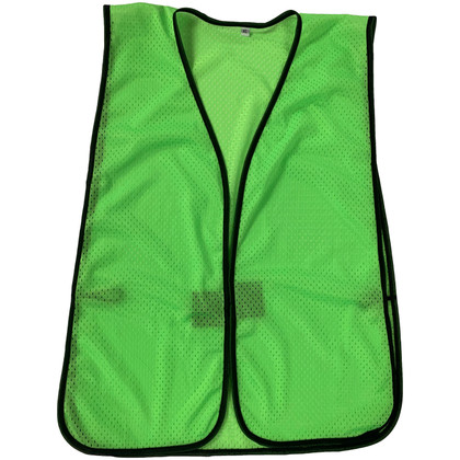Light Green Soft Mesh Plain Safety Vest