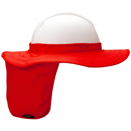 Pyramex Hard Hat Brim with Neck Shade - Hi-Viz Orange (x-HPSHADE40)
