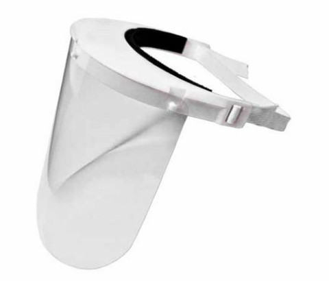S1000 faceshield and adapter kit side with covering