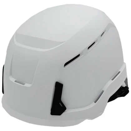 Pyramex Vented Type II T2 Ridgeline Cap Style Hard Hat - White - Oblique Left
