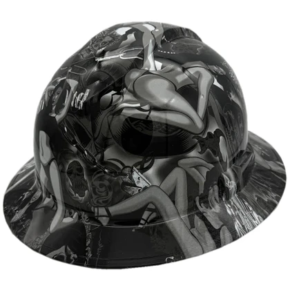 Pyramex Type II T2 Ridgeline Full Brim Hydro Dipped Hard Hat - Oblique Left