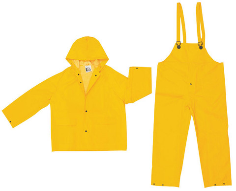 MCR 3 piece Industrial Rain suit 35mil Size Medium