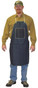 Blue Denim Apron, 1 chest pocket, 28"x 36" SINGLE  pic 1