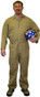 Indura Cotton Khaki Flame Resistant Coveralls  pic 1