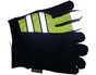 Hi-Vis Lime Split Deerskin Multi-task Glove w/ Velcro Pic 1