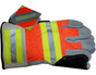 Luminator Hi-Vis Leather DOUBLE Palm w/ Reflective Stripes Pic 1