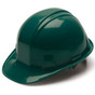 Pyramex 4 Point Cap Style Hard Hats ~ Green