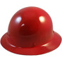 MSA Skullgard Full Brim hard hat with STAZ ON suspension ~ Red