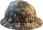 MSA FULL BRIM ACU Design Camouflage Hard Hats - Left Side View