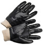 PVC Gloves w/ Smooth Finish & Knit Wrist Pic 1