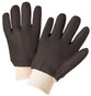 PVC Gloves w/ Sandpaper Finish & Knit Wrists Pic 1