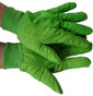 Double Palm Cotton/Polyester Green Polychord Gloves Pic 1