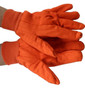 Double Palm Cotton/Polyester Orange Polychord Gloves Pic 1