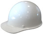 Skullgard Cap Style With Ratchet Suspension White ~ Oblique View