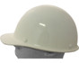 MSA Skullgard Cap Style With STAZ ON Suspension WHITE ~ Left Side View