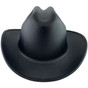 Outlaw Cowboy Hardhat with Ratchet Suspension Black