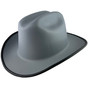 Outlaw Cowboy Hardhat with Ratchet Suspension Gray