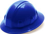 Pyramex 4 Point Full Brim Style with RATCHET Suspension Blue  - Oblique View