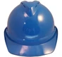 MSA Advance Vented Hard Hats with Ratchet Suspensions Blue  - Front View