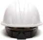 Pyramex 4 Point Cap Style Hard Hats with RATCHET Suspension White