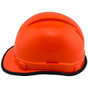 Pyramex Ridgeline Cap Style Hard Hats Hi Viz Orange - 4 Point Suspension
