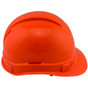 Pyramex Ridgeline Cap Style Hard Hats Hi Viz Orange - 4 Point Suspension