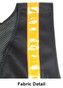 Soft Mesh Black Safety Vests with Orange Stripes pic 1