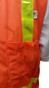 MESH Surveyors Vest  Orange Lime Stripes