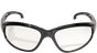 Wolverine (Dakura) Safety Glasses ~ Black Frame with Clear Lens