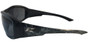 Edge Brazeau Safety Glasses ~ Skull Frame, Smoke Lens