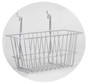 Wire Basket 12 inch x 6 inch x 6 inch, white 