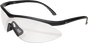 Edge Banraj Safety Glasses ~ Black Frame with Clear Lens