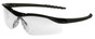 Crews Dallas Safety Glasses ~ Black Frame ~ Fog Free Clear Lens