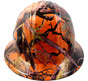 American Camo Orange Full Brim Style ~ Front View