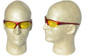 Smith and Wesson ~ Equalizer Glasses ~ Red Frame, Amber Lens