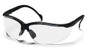 Pyramex Venture II ~ Black Frame ~ Clear Lens