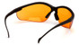 Pyramex Venture II ~ Black Frame ~ Orange Lens