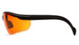 Pyramex Venture II ~ Black Frame ~ Orange Lens