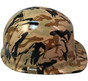 Camo Bootie Khaki Hydro Dipped Hard Hats ~ Right Side View