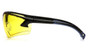 Pyramex Safety Glasses ~ VENTURE III ~ Black Frame ~ Amber Lens